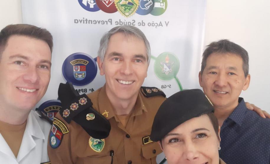 Batalhão da PM de Maringá e Colorado (PR) promove a V Ação de Saúde Preventiva para os policiais da unidade