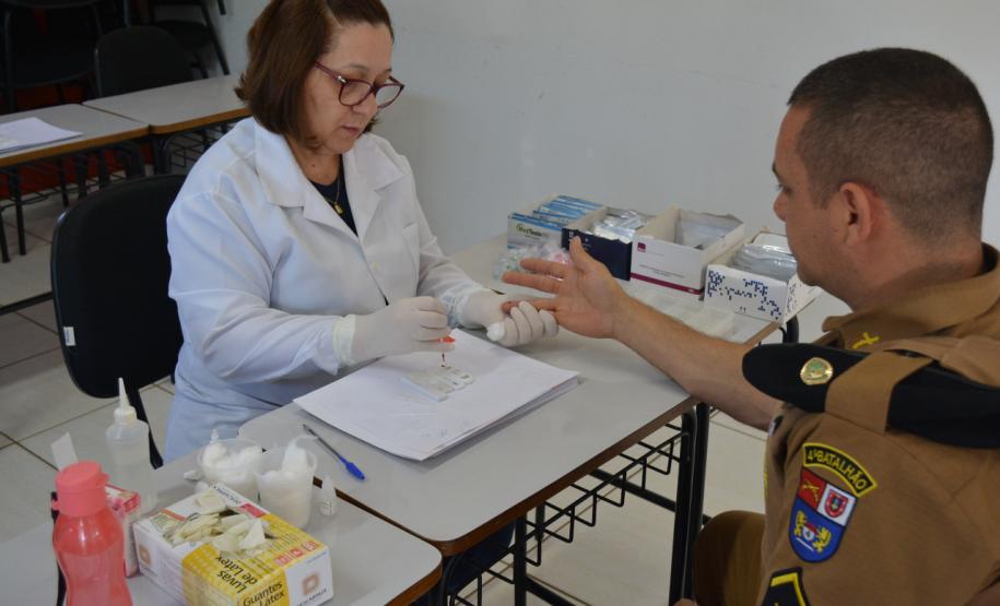 Batalhão da PM de Maringá e Colorado (PR) promove a V Ação de Saúde Preventiva para os policiais da unidade