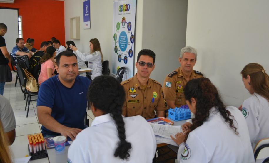 Batalhão da PM de Maringá e Colorado (PR) promove a V Ação de Saúde Preventiva para os policiais da unidade