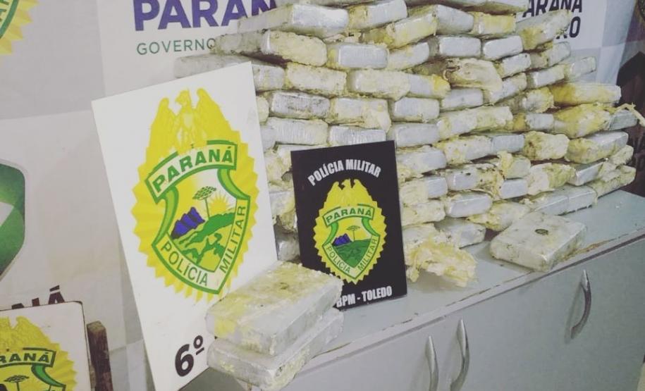 Denúncia leva a PM a apreende carga de cocaína avaliada em R$ 4 milhões no Oeste do estado