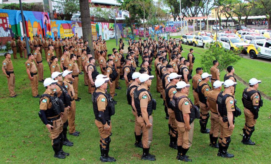 Operação Todos Por Um II reforça o policiamento da região central de Curitiba com a participação de 240 policiais militares