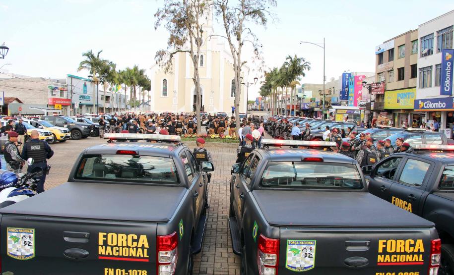 Força-tarefa do projeto Em Frente Brasil mobiliza 150 policiais para operação em São José dos Pinhais (PR)