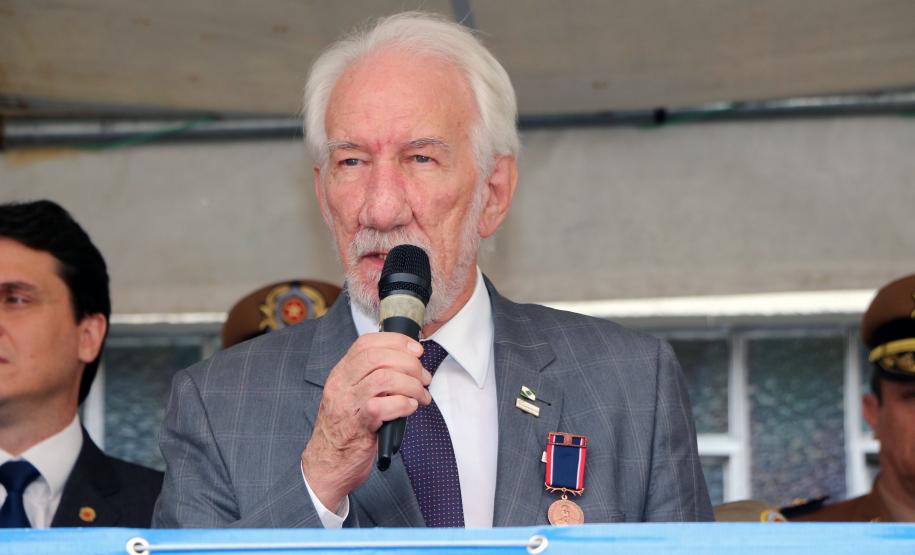 Corpo de Bombeiros do Paraná comemora 107 anos com entrega de medalhas e homenagens em Curitiba, na Capital do estado