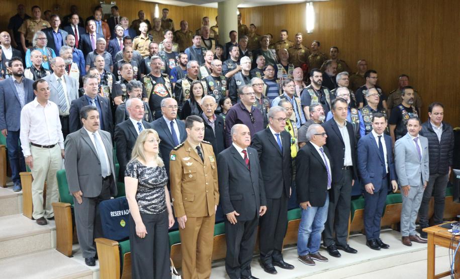 Solenidade marca troca de comando do BPRv em Curitiba, na Capital do estado