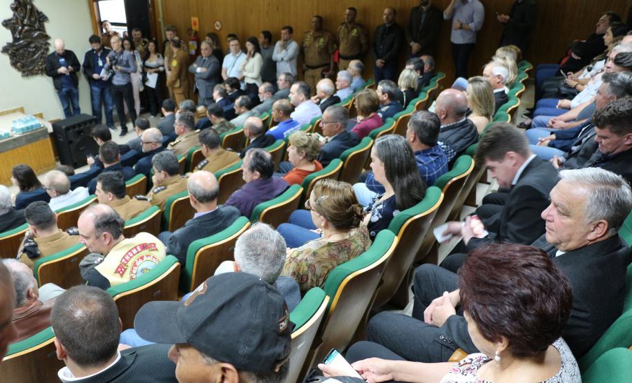 Solenidade marca troca de comando do BPRv em Curitiba, na Capital do estado