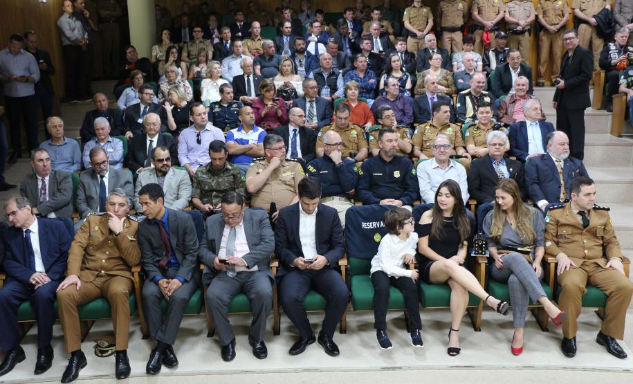 Solenidade marca troca de comando do BPRv em Curitiba, na Capital do estado