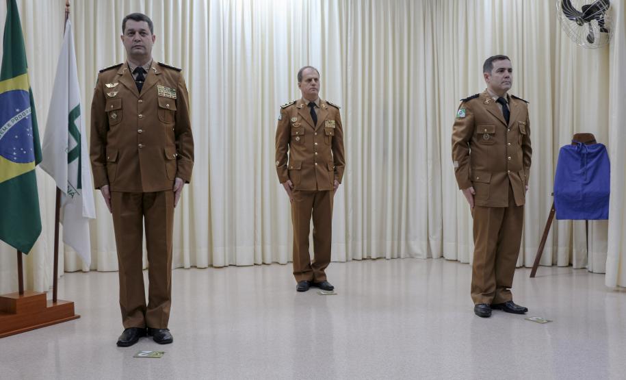 Solenidade marca troca de comando do BPRv em Curitiba, na Capital do estado