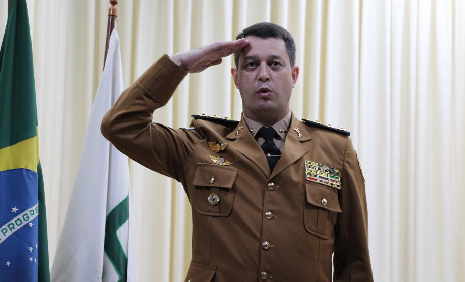 Solenidade marca troca de comando do BPRv em Curitiba, na Capital do estado