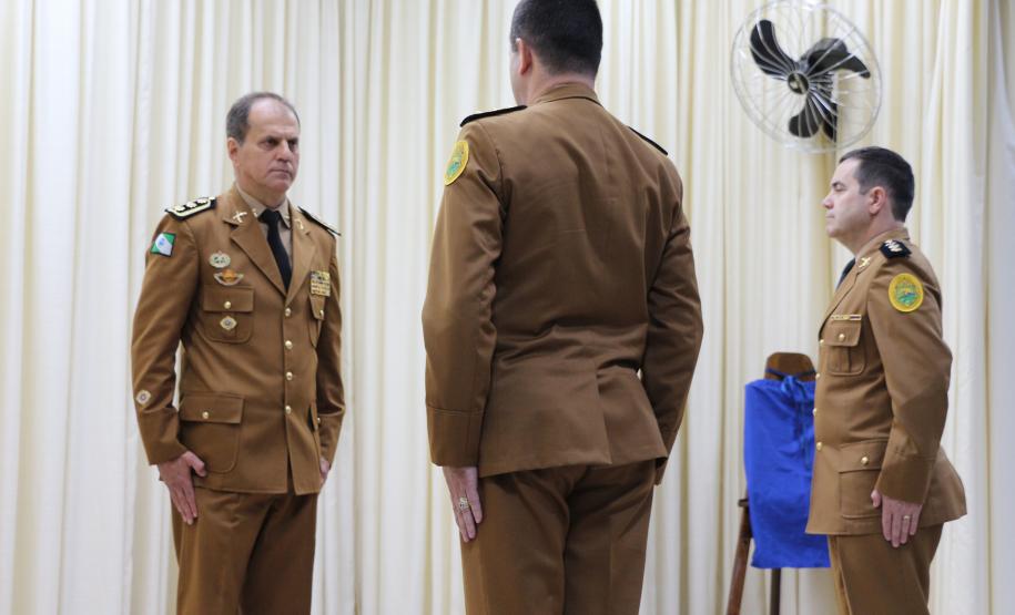 Solenidade marca troca de comando do BPRv em Curitiba, na Capital do estado