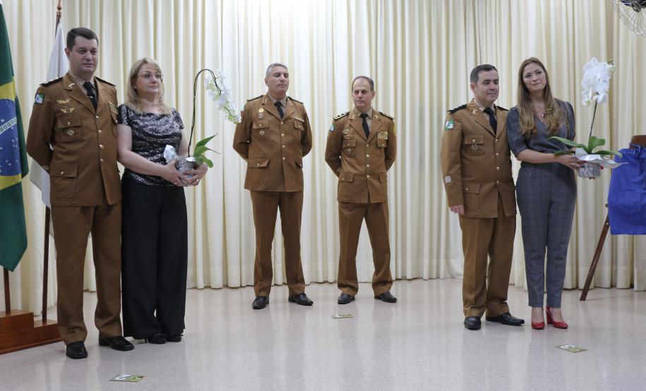 Solenidade marca troca de comando do BPRv em Curitiba, na Capital do estado