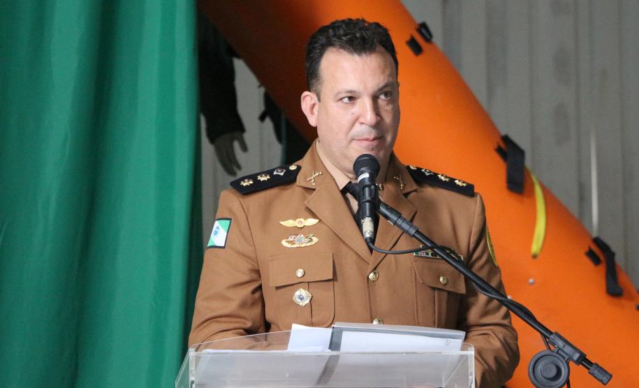 BPMOA recebe novo comandante em solenidade conduzida no aeroporto Bacacheri, em Curitiba