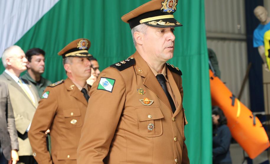 BPMOA recebe novo comandante em solenidade conduzida no aeroporto Bacacheri, em Curitiba