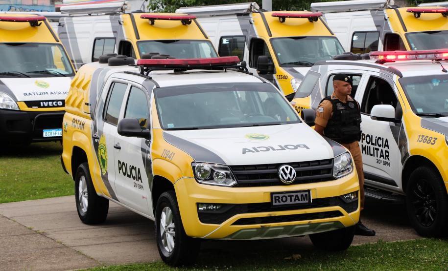 Mais de 240 policiais militares estão atuando na 2ª fase da Operação Todos Por um no bairro Cidade Industrial de Curitiba (CIC)