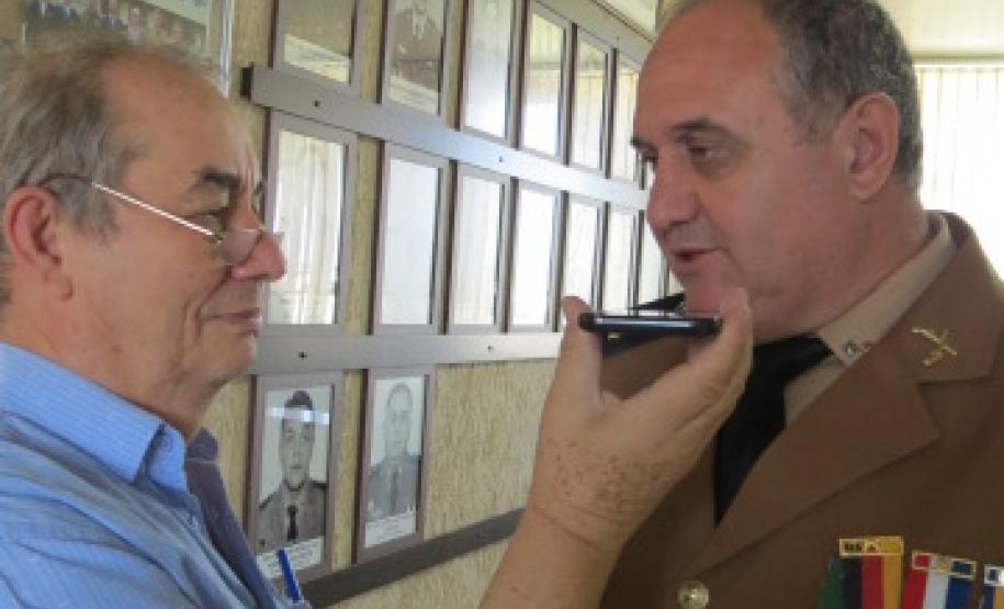 Evento alusivo ao 42º aniversário do 10º BPM reúne ex-comandantes da unidade em sua sede, em Apucarana (PR)