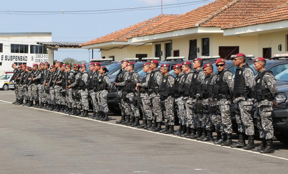 Operação Integrada entre Polícia Militar, Força Nacional e Guarda Municipal coloca mais de 100 policiais nas ruas de São José dos Pinhais