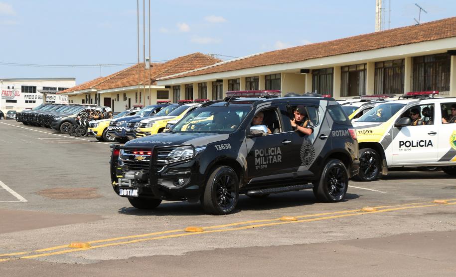Operação Integrada entre Polícia Militar, Força Nacional e Guarda Municipal coloca mais de 100 policiais nas ruas de São José dos Pinhais