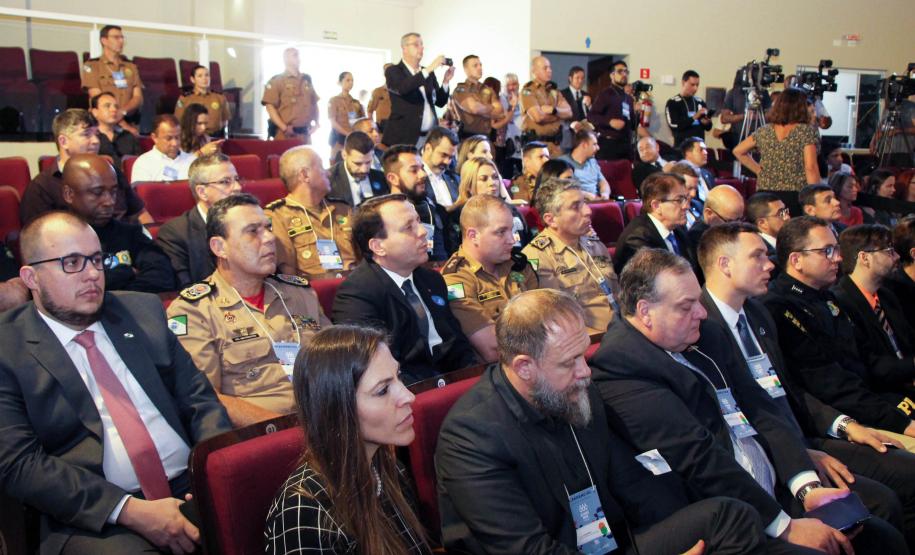 Agenda do ministro Sérgio Moro é acompanhada pelo Comando-Geral da PM, em São José dos Pinhais