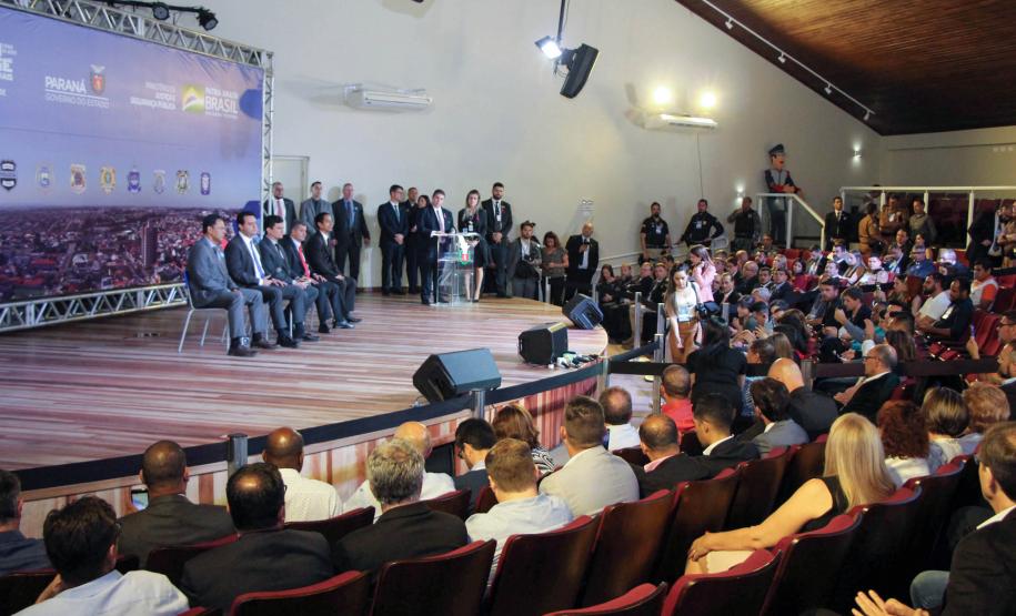 Agenda do ministro Sérgio Moro é acompanhada pelo Comando-Geral da PM, em São José dos Pinhais