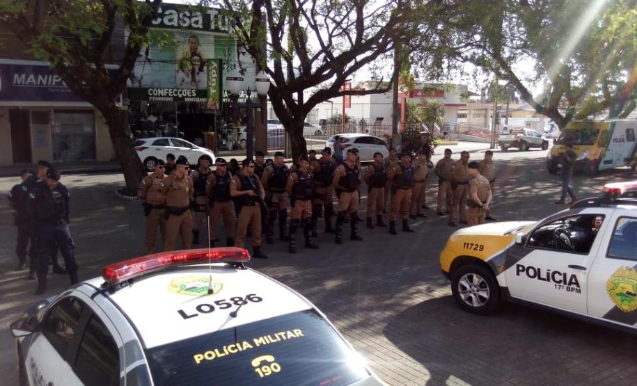 Campo Largo e Balsa Nova (RMC) recebem a 35ª edição da Operação União e mais de 190 pessoas são abordadas