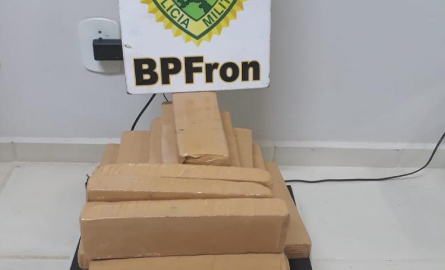 Em situações distintas, BPFron apreende cigarros contrabandeados e mais de 14 quilos de maconha no Oeste do Paraná