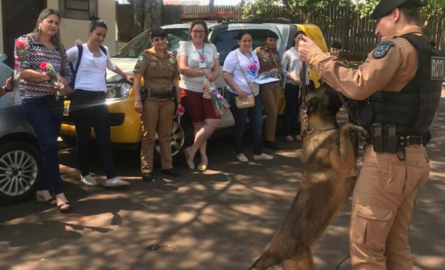 Batalhão da PM de Toledo (PR) promove evento de conscientização à prevenção do câncer de mama