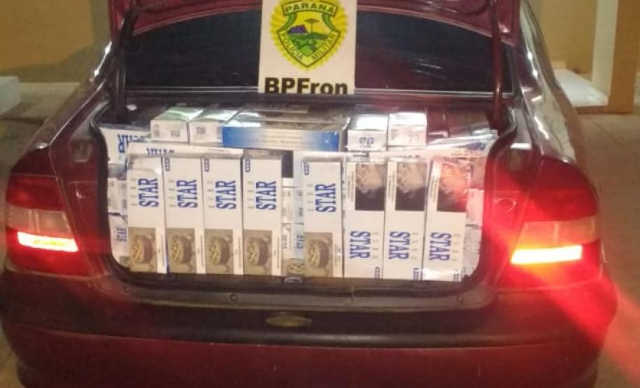 Uruguaios que levavam cigarros contrabandeados do Paraguai são encaminhados no Sudoeste do Paraná