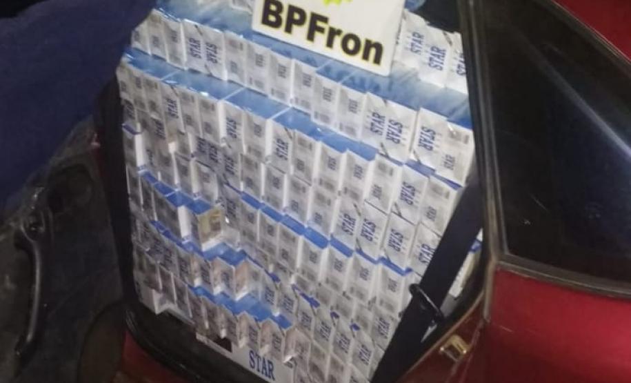 Uruguaios que levavam cigarros contrabandeados do Paraguai são encaminhados no Sudoeste do Paraná