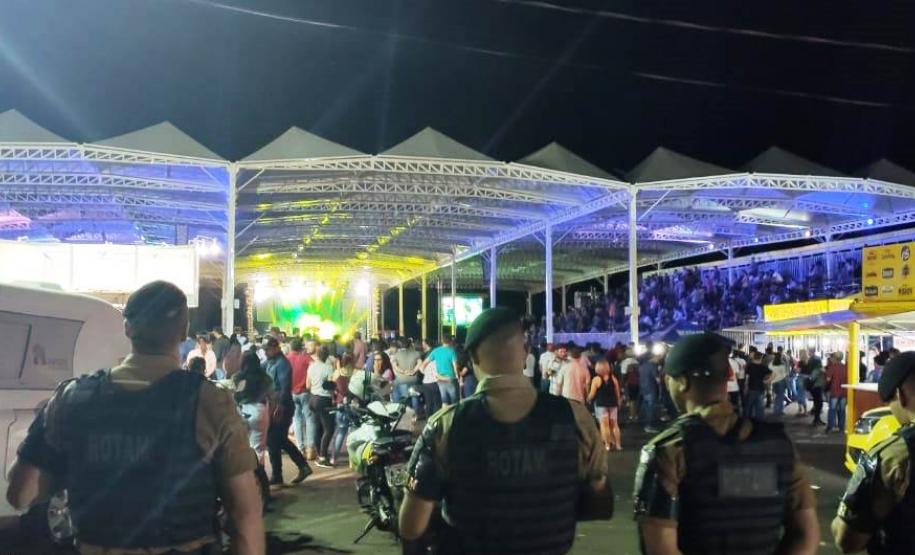 Em Mangueirinha, PM reforça policiamento com efetivo e tecnologia durante a Expomang