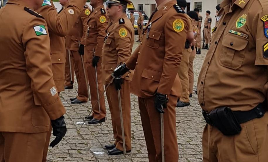 Batalhão de Guarda da PM comemora 55 anos de criação com solenidade em Piraquara, na RMC