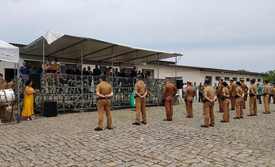 Batalhão de Guarda da PM comemora 55 anos de criação com solenidade em Piraquara, na RMC