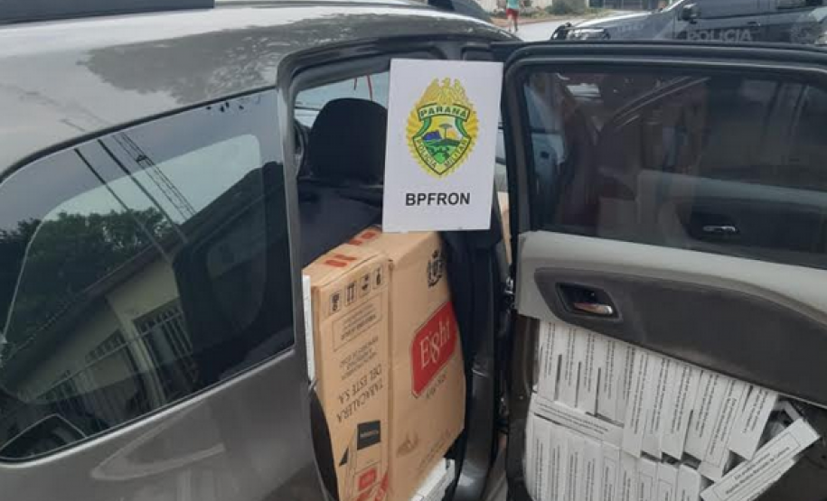 BPFron atua em mais apreensões no Interior do Paraná; destaque fica para o encaminhamento de mais de 1,6 mil pacotes de cigarros contrabandeados