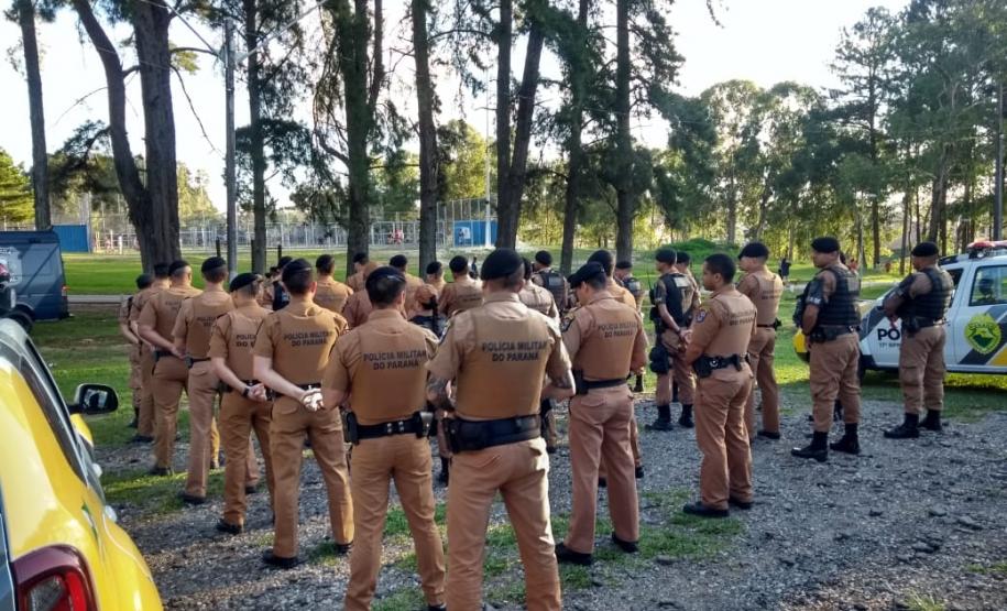 PM reforça policiamento em Fazenda Rio Grande durante a Fazenda Natal Fest