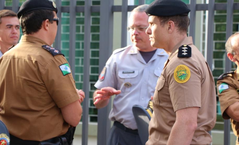 Quartel do Comando-Geral recebe delegação de São Paulo para aperfeiçoamento profissional em Curitiba (PR)