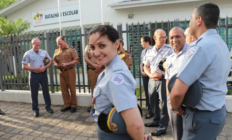 Quartel do Comando-Geral recebe delegação de São Paulo para aperfeiçoamento profissional em Curitiba (PR)