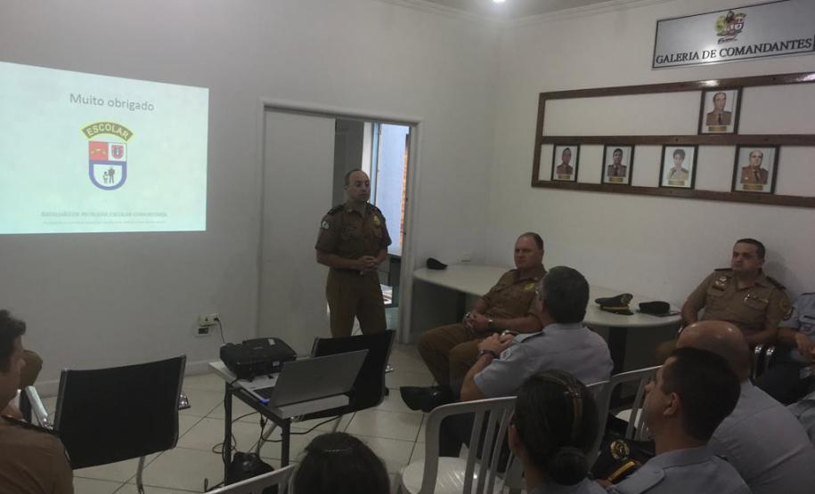 Quartel do Comando-Geral recebe delegação de São Paulo para aperfeiçoamento profissional em Curitiba (PR)