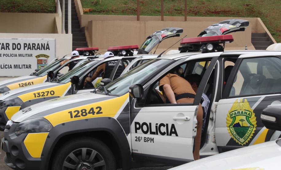 Crianças visitam sede do 26° Batalhão em Telêmaco Borba (PR), nos Campos Gerais