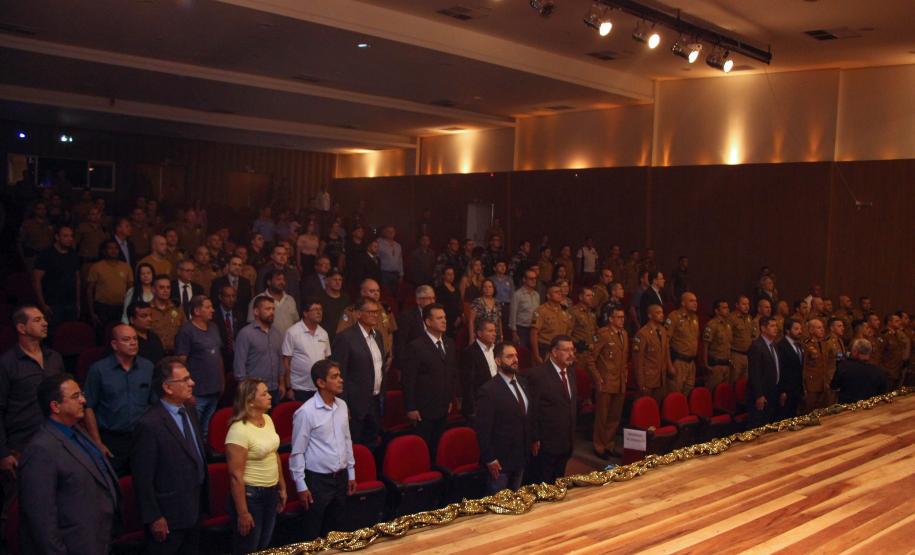 Batalhão responsável pela Região Norte da RMC comemora sete anos com entrega de medalhas e homenagens