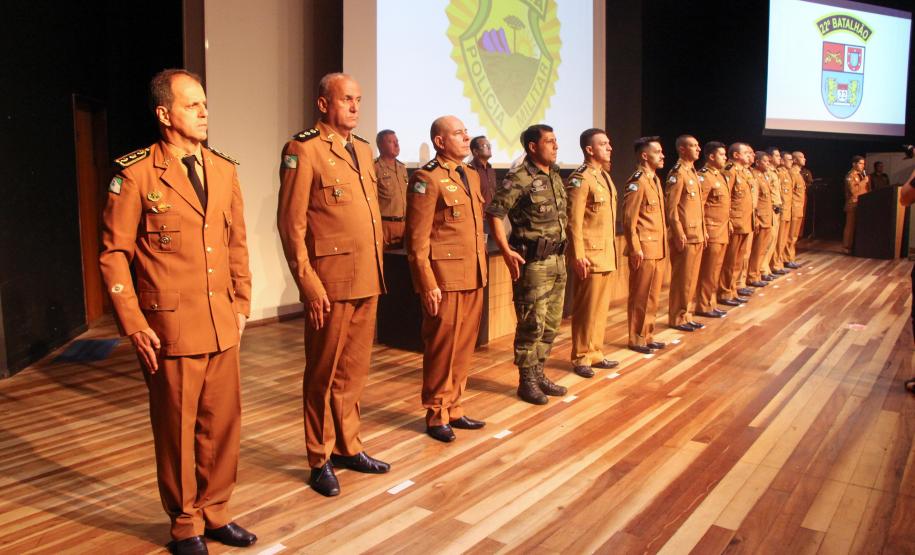 Batalhão responsável pela Região Norte da RMC comemora sete anos com entrega de medalhas e homenagens