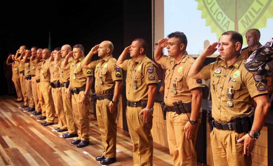 Batalhão responsável pela Região Norte da RMC comemora sete anos com entrega de medalhas e homenagens