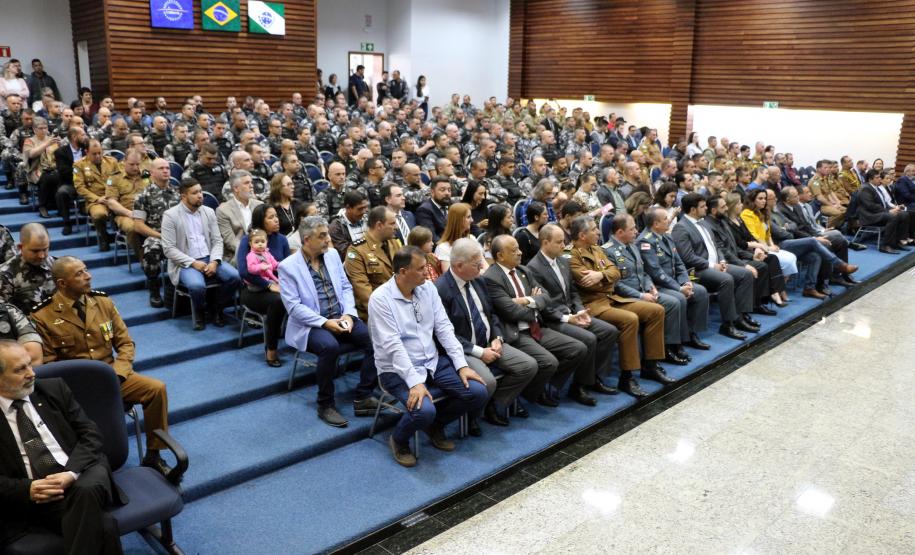 BOPE comemora nove anos de criação com entrega de medalhas e homenagens em Curitiba