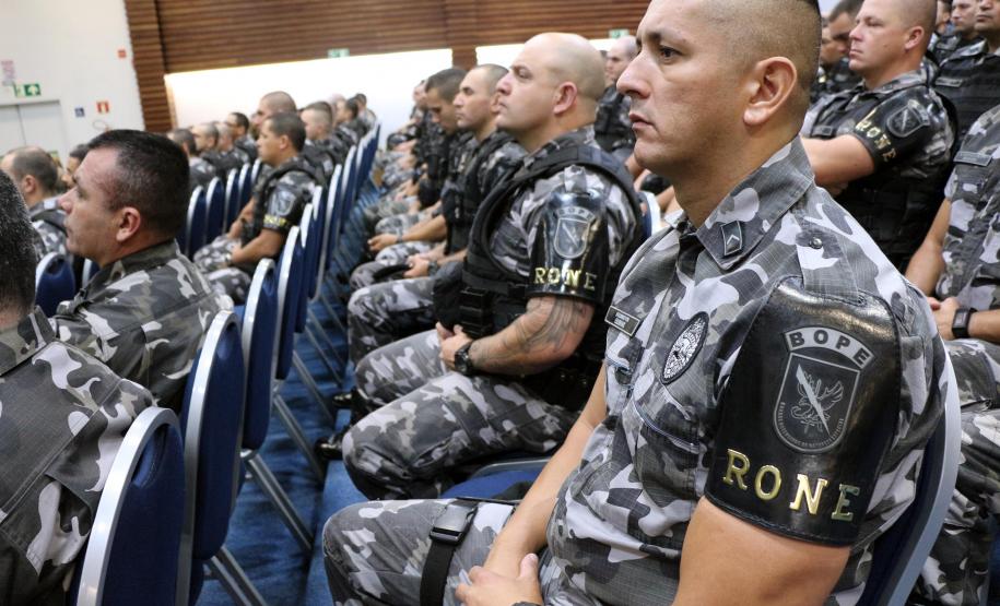 BOPE comemora nove anos de criação com entrega de medalhas e homenagens em Curitiba