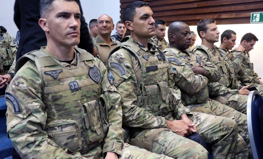 BOPE comemora nove anos de criação com entrega de medalhas e homenagens em Curitiba