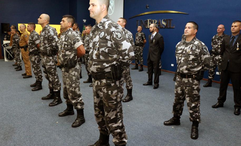 BOPE comemora nove anos de criação com entrega de medalhas e homenagens em Curitiba