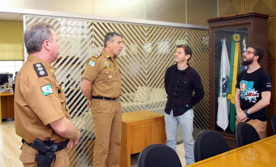 Organizador do Outubro Rosa Curitiba se reúne com o Comandante-Geral da PM e agradece o apoio ao evento que arrecadou R$ 400 mil para o Hospital Erasto Gaertner