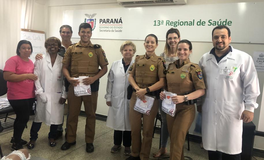 No Dia Nacional do Doador de Sangue, PMs de Cianorte (PR) recebem homenagem