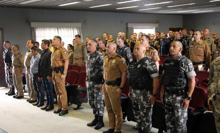 O IV Curso de Especialização em Cinotecnia tem aula inaugural no Quartel do Comando-Geral da PM em Curitiba