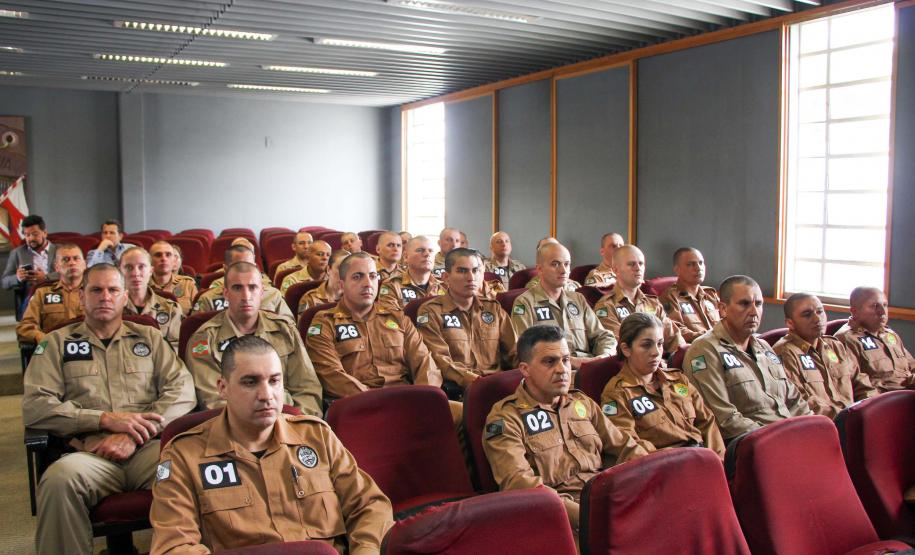 O IV Curso de Especialização em Cinotecnia tem aula inaugural no Quartel do Comando-Geral da PM em Curitiba