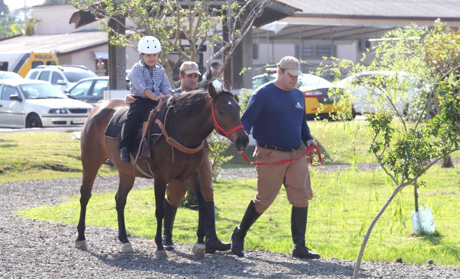 Equoterapia ofertada pela PM já beneficiou 5 mil pessoas