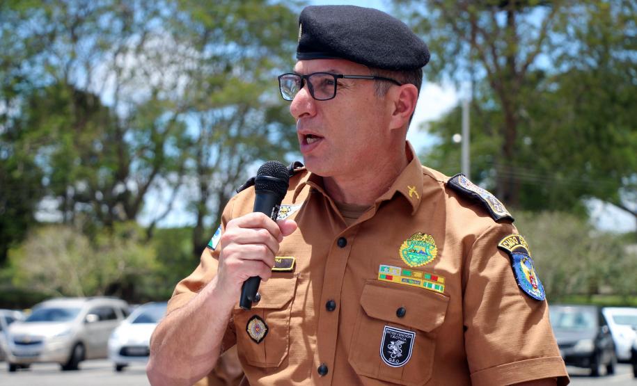 No Dia da Bandeira, PM faz cerimônia com a incineração da Bandeira Nacional em São José dos Pinhais