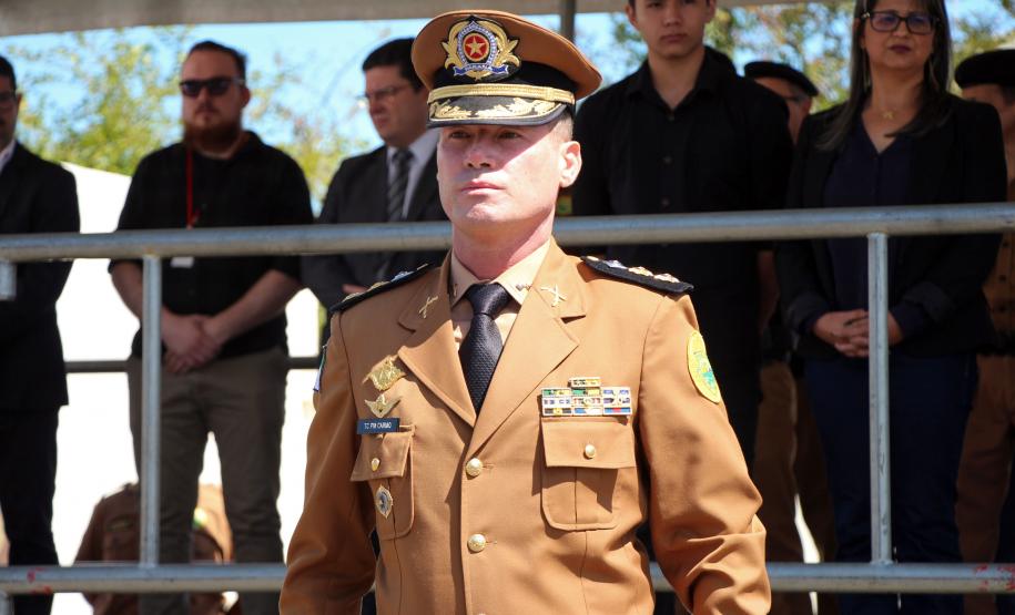 Batalhão responsável pelo policiamento da região Leste de Curitiba recebe novo Comandante durante solenidade